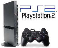 Ps-2 com 2 controles e 1 memória Kard